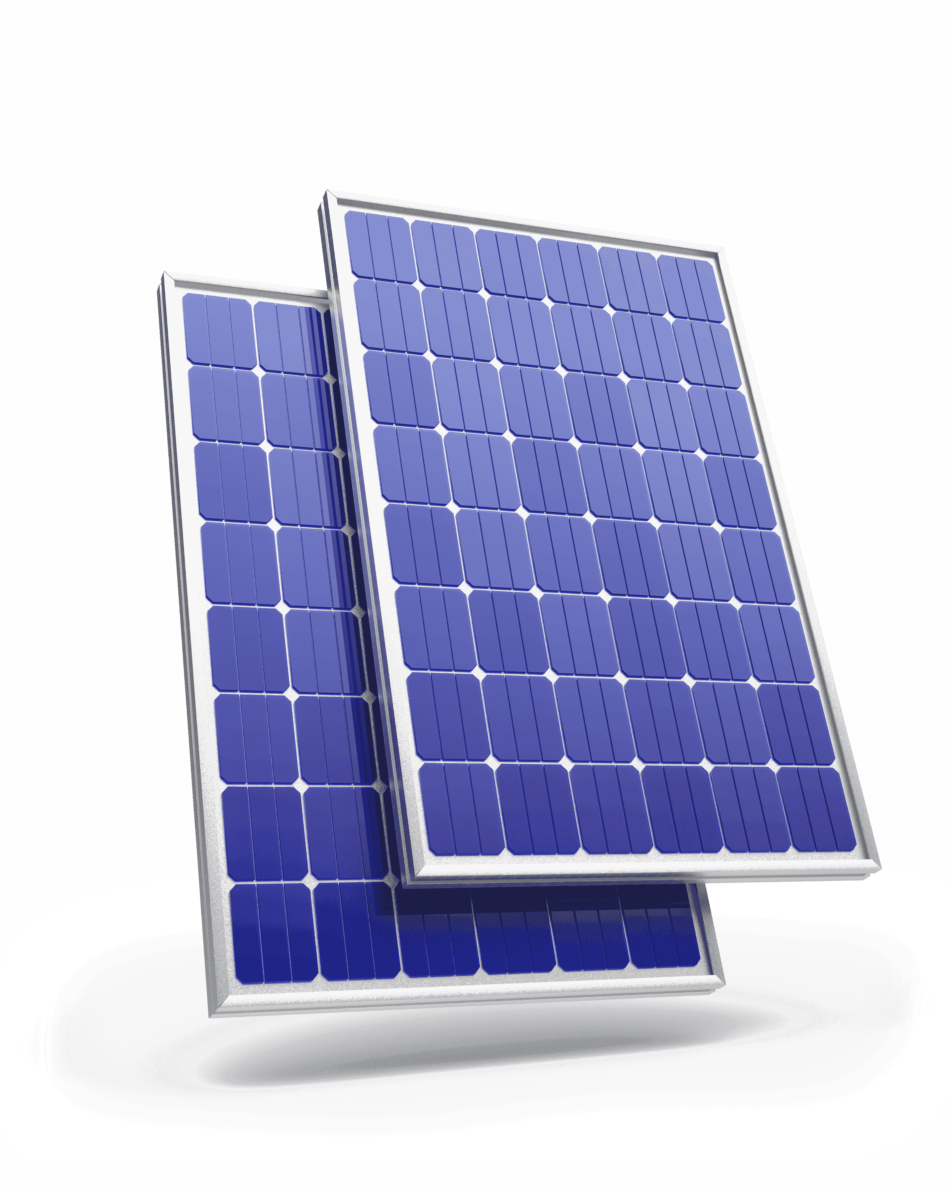 vertical aligned solar panels