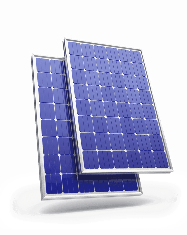 vertical aligned solar panels